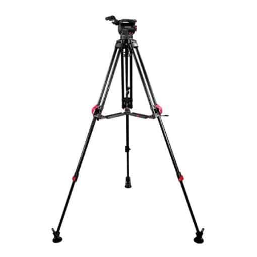 Cartoni Focus 10 Red Lock (100mm) – Kit trépied (triangle mi-hauteur)