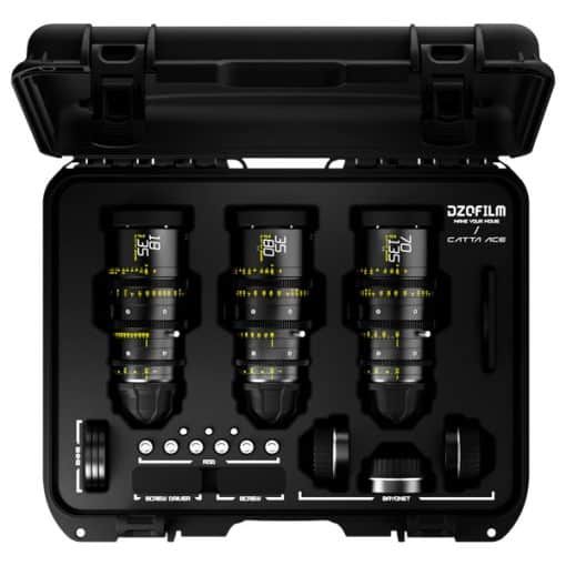 Dzofilm Catta Ace 18-35/35-80/70-135 T2.9 (PL/EF, Noir) – Objectifs
