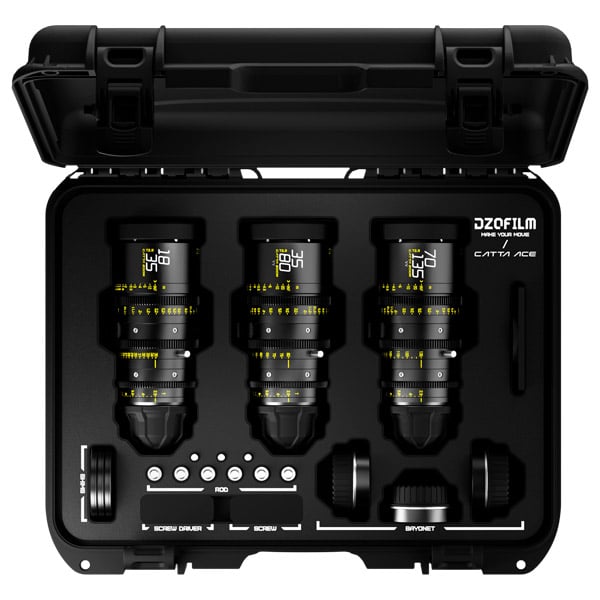Dzofilm Catta Ace 18-35/35-80/70-135 T2.9 (PL/EF, Noir) – Objectifs Dzofilm Catta Ace 18-35/35-80/70-135 T2.9 (PL/EF, Noir) – Objectifs