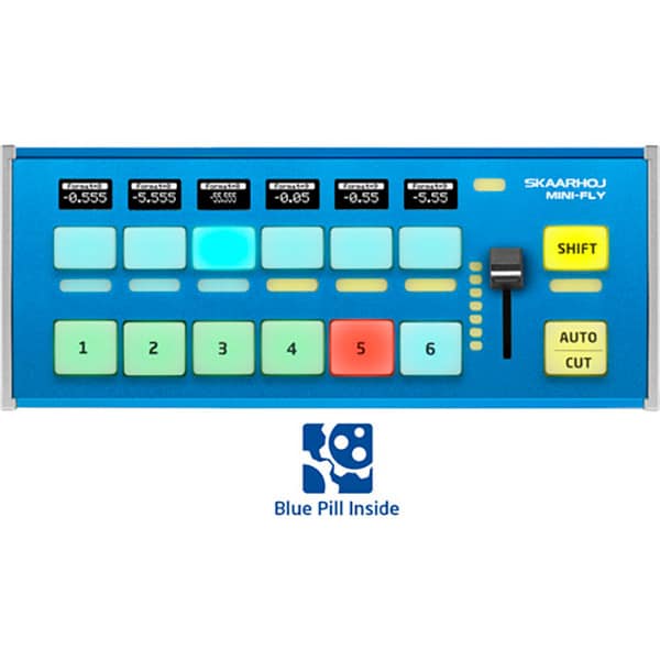 SKAARHOJ Mini Fly avec Blue Pill – Surface de Controle SKAARHOJ Mini Fly avec Blue Pill – Surface de Controle