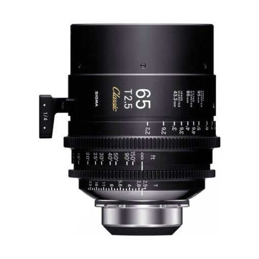Sigma 65mm T2.5 FF Classic Cine Prime (PL) - Objectif