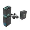 IDX 2x Batterie SB-U98/PD + 1x Chargeur UC-PD2 - Kit de batteries