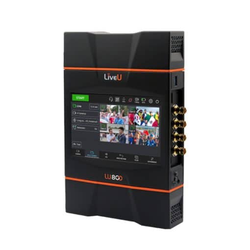 LiveU LU800 PRO (avec modems 4x4G et 4x5G et connecteurs antenne) – Encodeur