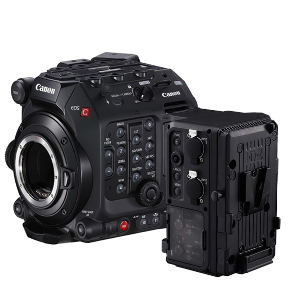 Canon EOS C300 Mark III avec Extension EU-V2 – Caméra Canon EOS C300 Mark III avec Extension EU-V2 – Caméra