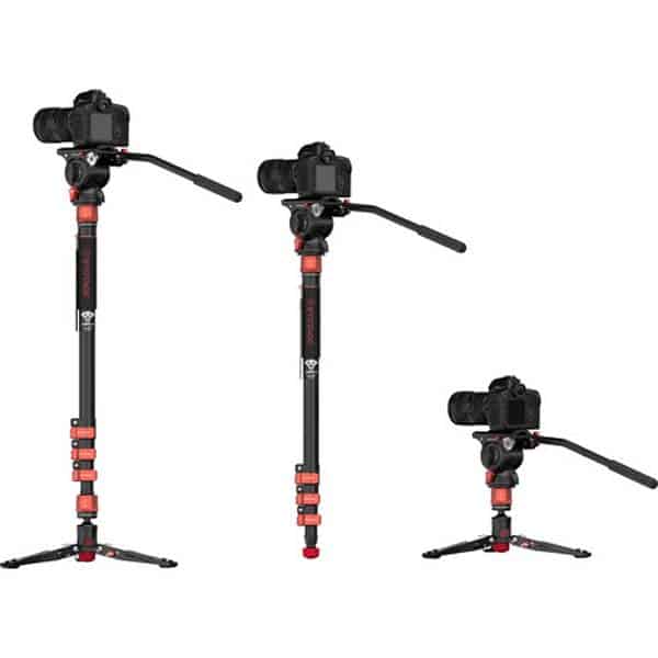 iFootage Cobra 3 Flip Lock (Aluminium) - Monopode avec mini-trépied iFootage Cobra 3 Flip Lock (Aluminium) - Monopode avec mini-trépied