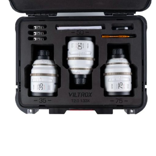 Viltrox Epic 35/50/75mm T2.0 1.33X (PL) - Kit Objectifs anamorphiques