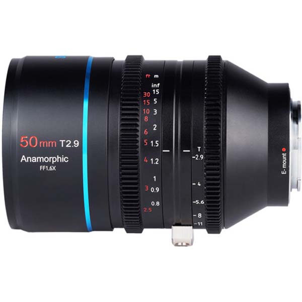 Sirui Venus 50mm T2.9 1.6x (Canon RF) – Objectif anamorphique Sirui Venus 50mm T2.9 1.6x (Canon RF) – Objectif anamorphique