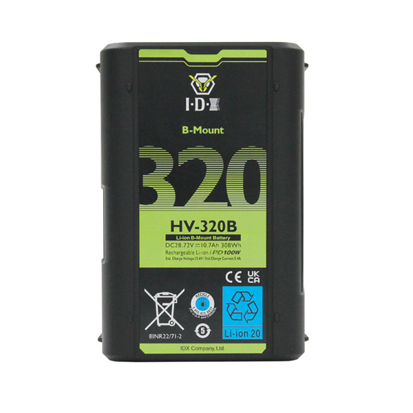 IDX HV-320B - Batterie B-Mount IDX HV-320B - Batterie B-Mount