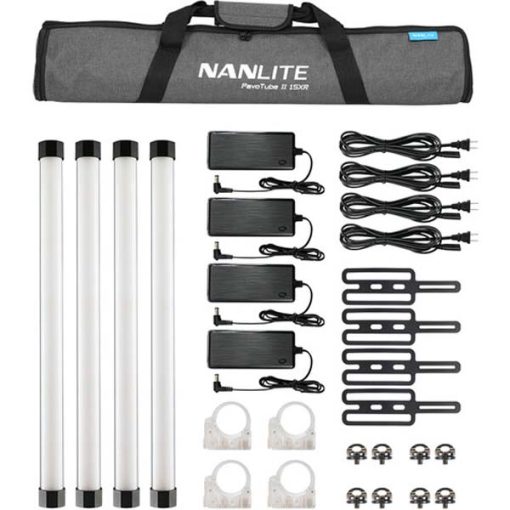 Nanlite Pavotube II 15XR x4 - Kit Tubes LED