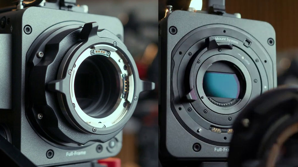 sony burano montures E et PL