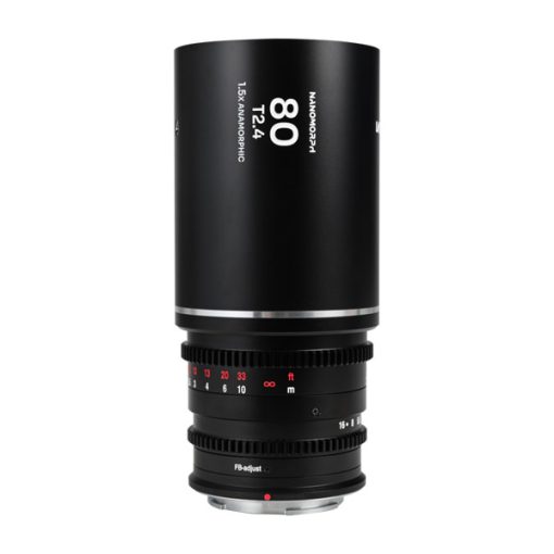 Laowa Nanomorph 80mm T2.4 1.5X S35 (Sony E, Argent) - Objectif