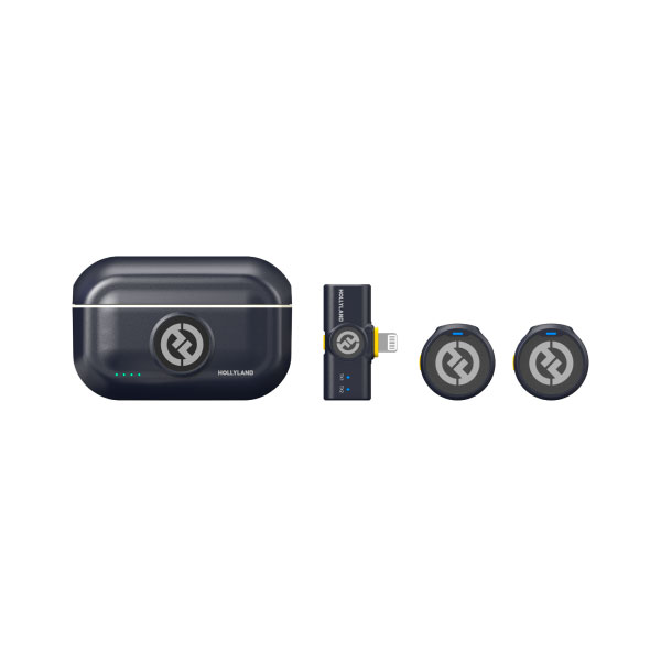 Hollyland Lark M2 Mobile Lightning (Noir) – Kit microphone Hollyland Lark M2 Mobile Lightning (Noir) – Kit microphone