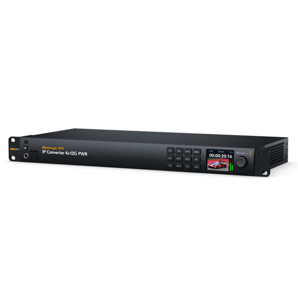 Blackmagic 2110 IP Converter 4x12G PWR - Convertisseur de signal Blackmagic 2110 IP Converter 4x12G PWR - Convertisseur de signal