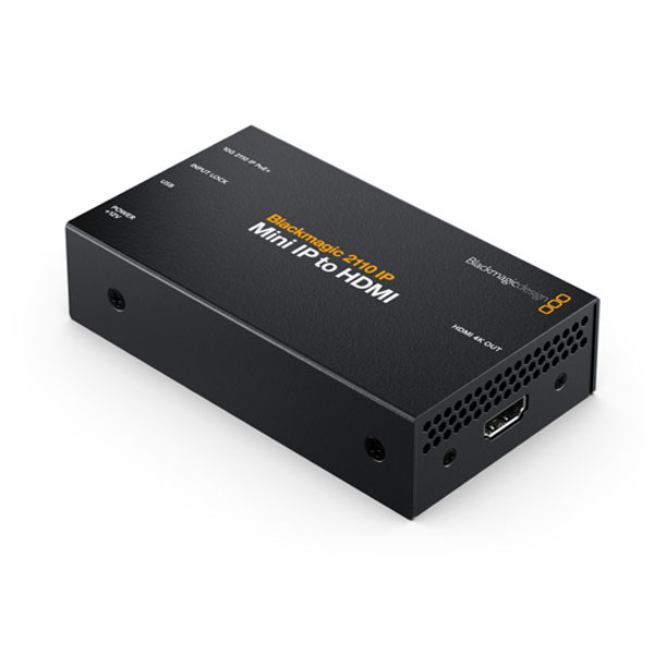 Blackmagic 2110 IP Mini IP vers HDMI - Convertisseur de signal Blackmagic 2110 IP Mini IP vers HDMI - Convertisseur de signal
