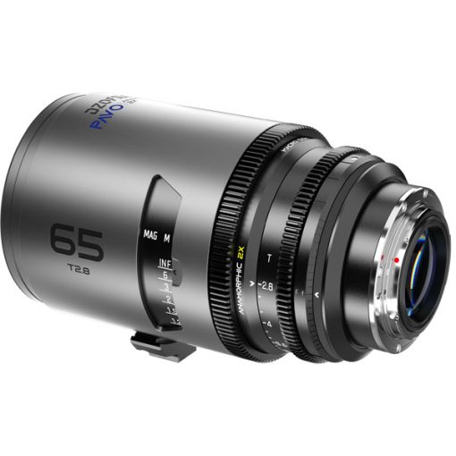 DZOfilm Pavo 2x Anamorphic Prime 65mm T2.8 (Bleu, Métrique, PL/EF) – Objectif