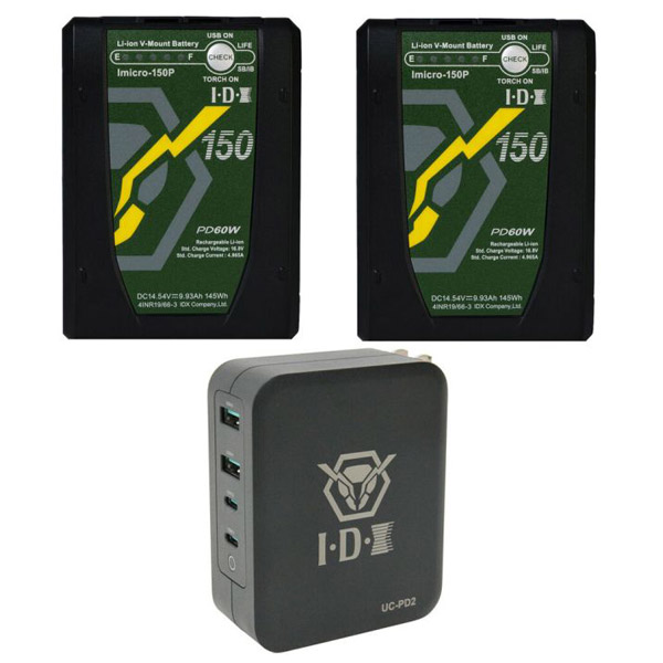 IDX Imicro-150P Power Package - Batteries avec chargeur IDX Imicro-150P Power Package - Batteries avec chargeur