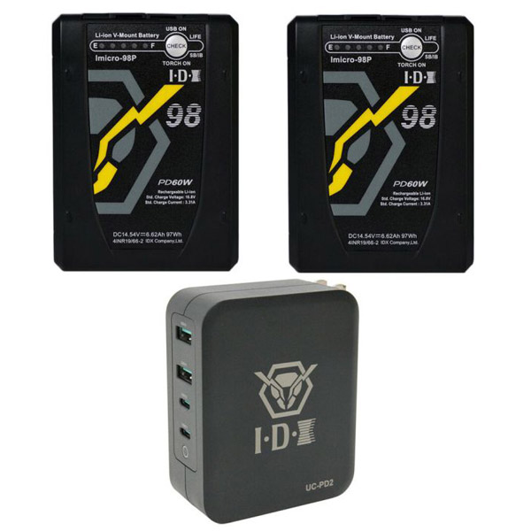 IDX Imicro-98P Power Package - Batteries et chargeur IDX Imicro-98P Power Package - Batteries et chargeur
