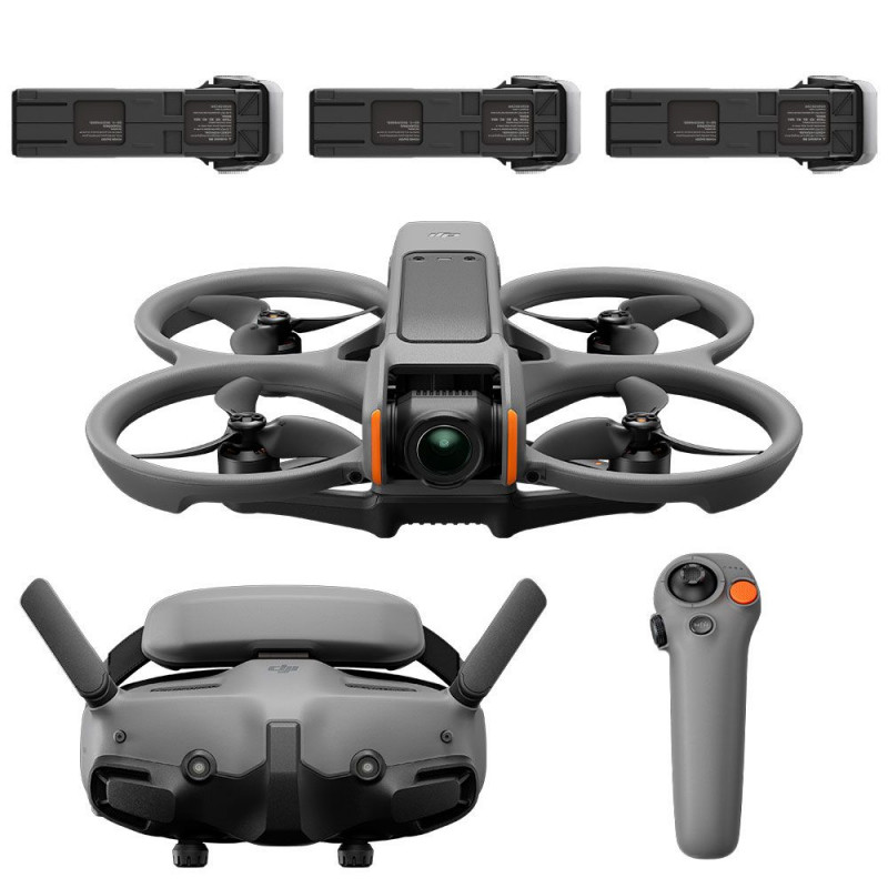 DJI Avata 2 Fly More Combo (3 batterie) – Drone DJI Avata 2 Fly More Combo (3 batterie) – Drone