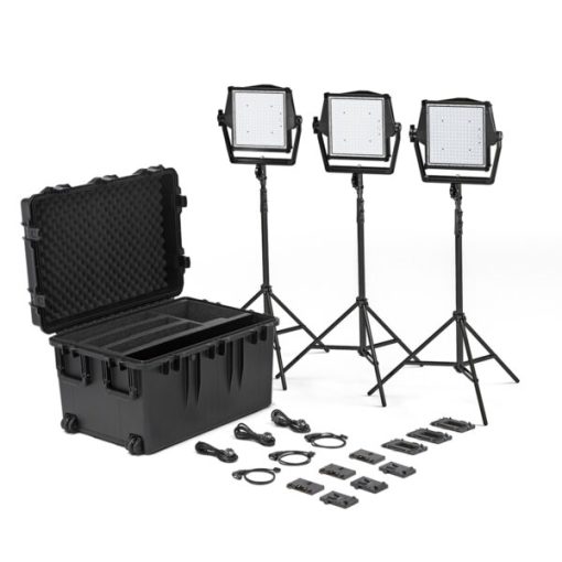 Litepanels Astra IP 1x1 Traveler Trio GM&VM Kit (Lyre Standard, EU) - Panneaux LED