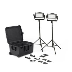 Litepanels Astra IP Half Traveler Duo GM&VM Kit (Lyre Standard, EU) - Panneaux LED