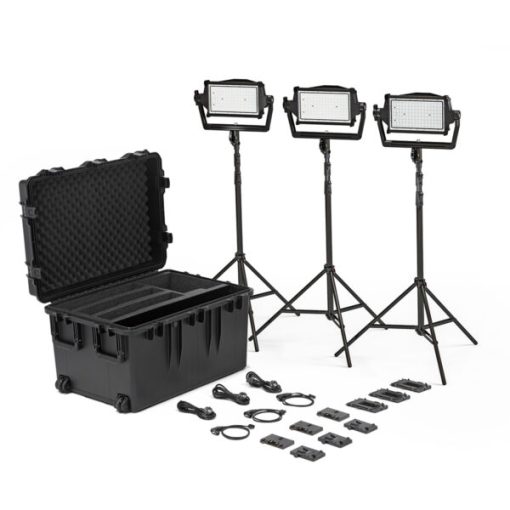 Litepanels Astra IP Half Traveler Trio GM&VM Kit (Lyre standard, EU) - Panneaux LED
