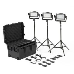 Litepanels Astra IP Half Traveler Trio GM&VM Kit (Lyre Standard, UK) - Panneaux LED Litepanels Astra IP Half Traveler Trio GM&VM Kit (Lyre Standard, UK) - Panneaux LED