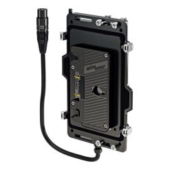 Litepanels Gold Mount Battery Bracket, Single, w: 3-Pin Female XLR, Weather Resistant, for Astra IP_02