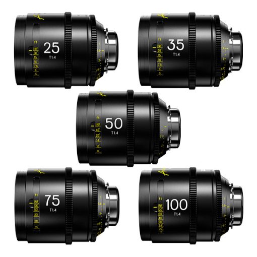 DZOFILM Arles Prime 25/35/50/75/100 T1.4 PL FF (Impérial) – Kit Objectifs