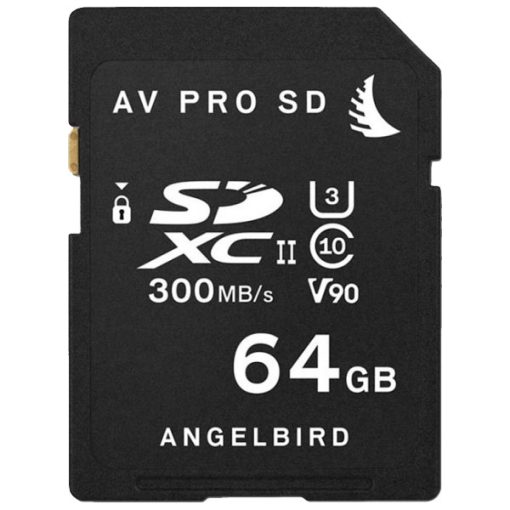 Angelbird AV Pro UHS-II 64Go V90 - Carte Mémoire