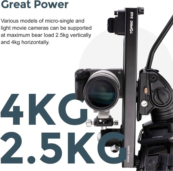 Accsoon Toprig S40 - Slider Vidéo Motorisé Accsoon Toprig S40 - Slider Vidéo Motorisé
