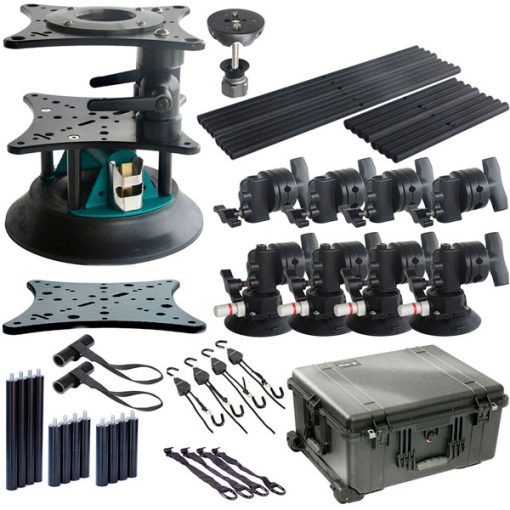 RigWheels Kraken Camera Car Mount - Support Voiture pour Caméra Cinéma (Kit Loueur)