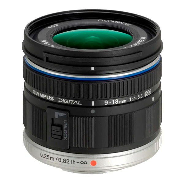 Olympus 9-18mm f/4,0-5,6 M.ZUIKO Digital ED - Objectif Olympus 9-18mm f/4,0-5,6 M.ZUIKO Digital ED - Objectif