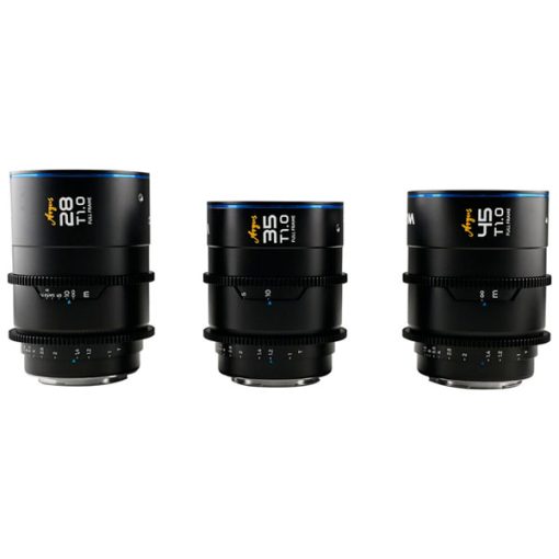 Laowa Argus Cine FF 28/35/45mm T1 (Sony E) – Kit d’objectifs
