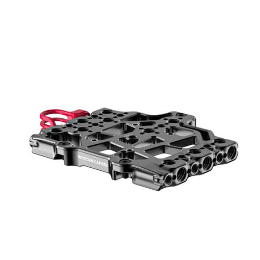 Wooden Camera Top Plate Dual Rod Clamp avant - Support