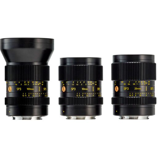 Cooke SP3 3-Lens Kit 25/50/100mm T2.4 (Sony E) - Kit Objectifs Cinéma