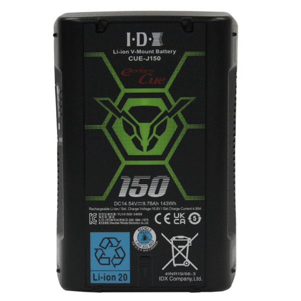 IDX CUE-J150 V-Mount (143Wh) - Batterie IDX CUE-J150 V-Mount (143Wh) - Batterie