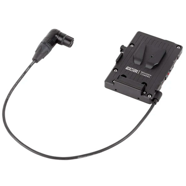 Wooden Camera Pro V-Mount 4pin XLR Right Angle (260200) - Plaque V-Mount Wooden Camera Pro V-Mount 4pin XLR Right Angle (260200) - Plaque V-Mount