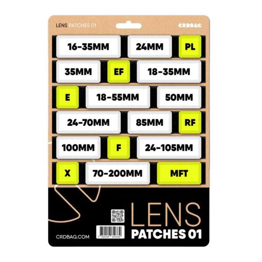 CRDBAG Patchs Velcro Optiques 01 - Accessoire Rangement