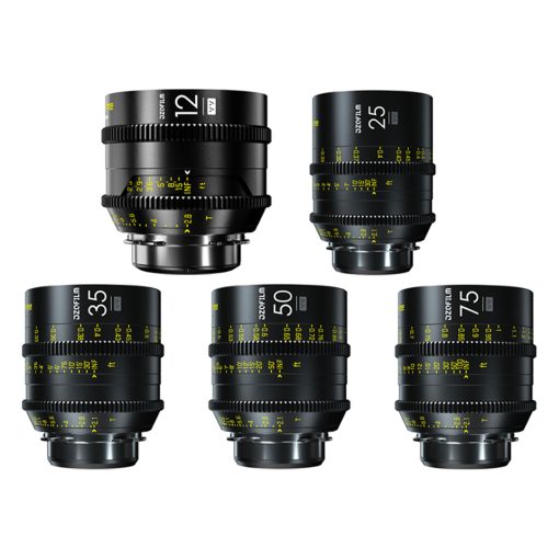 DZOFilm Vespid Prime 12/25/35/50/75mm (PL/EF) - Kit Objectifs Cinema