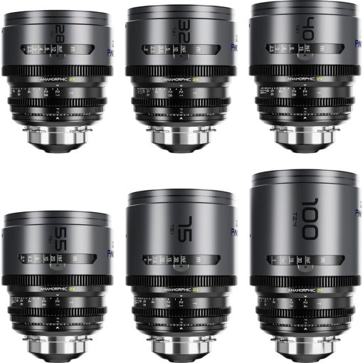 DZOfilm Pavo 2x Anamorphic Prime 28/32/40/55/75/100mm (Bleu, Impérial, PL/EF)