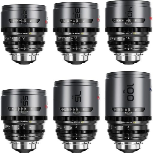 DZOfilm Pavo 2x anamorphic Prime 28/32/40/55/75/100mm (Neutre, Impérial, PL/EF)