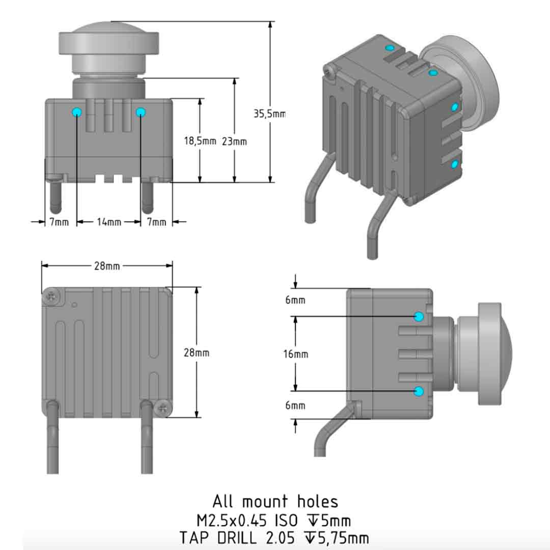 PROTON Flex - Caméra Embarquée PROTON Flex - Caméra Embarquée