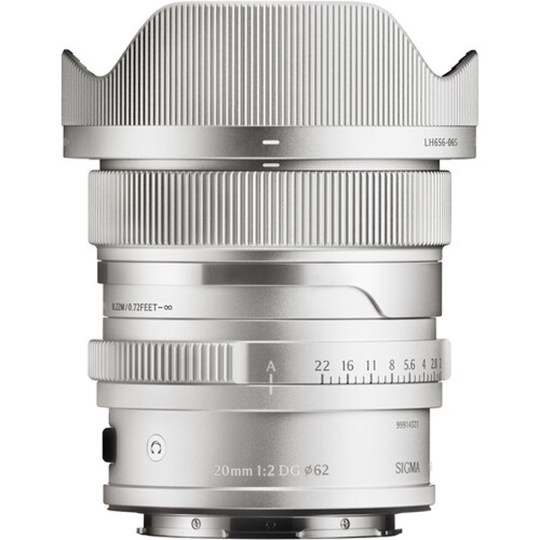 Sigma 20mm f/2 DG Contemporary (L Mount, Silver) - Objectif