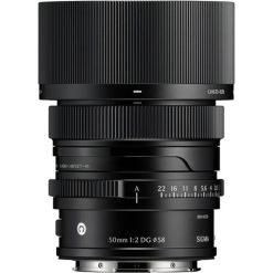 Sigma 50mm f/2 DG Contemporary (L Mount, Black) - Objectif