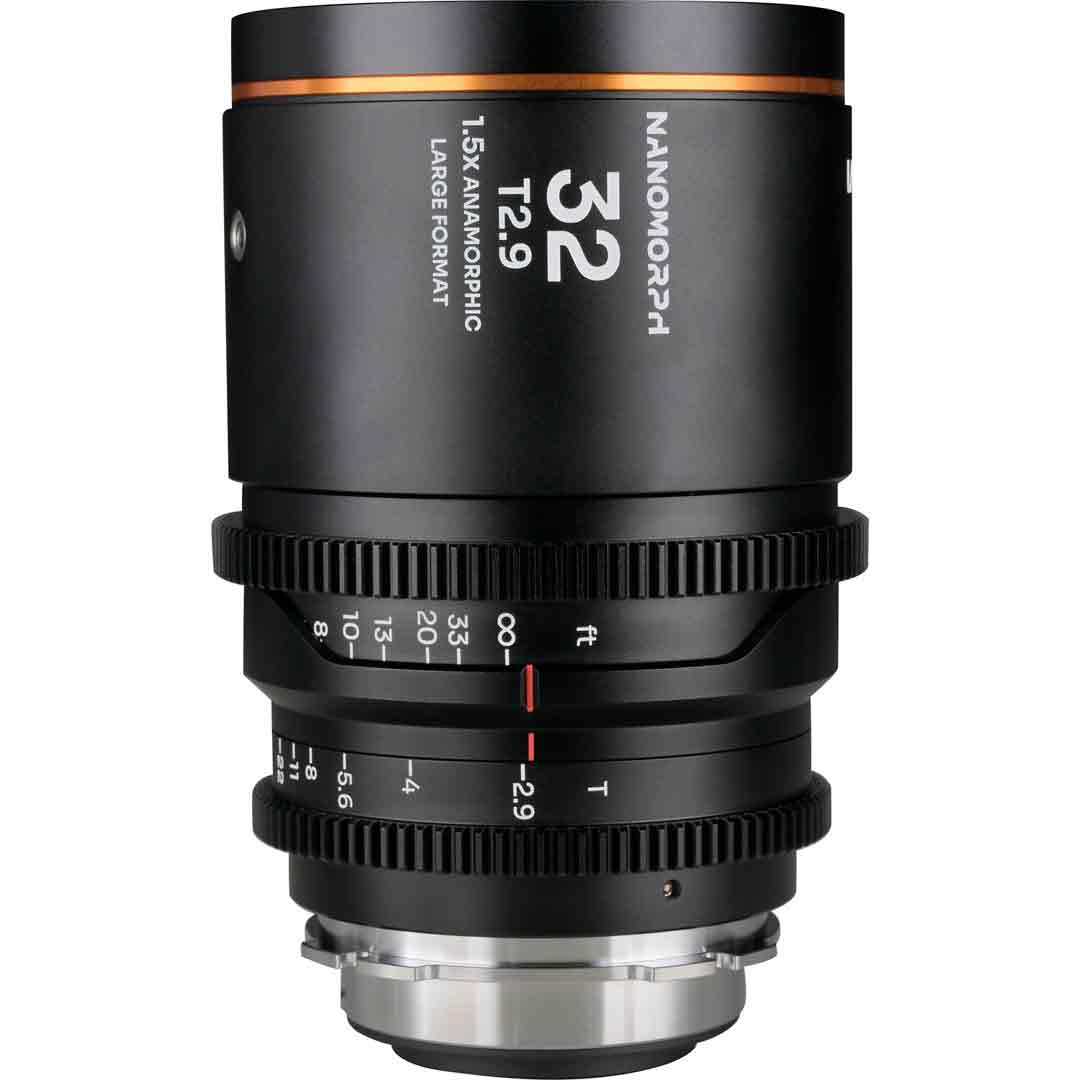 Laowa Nanomorph LF 32mm T2.9 1.5X (Ambre) - Objectif Anamorphique Laowa Nanomorph LF 32mm T2.9 1.5X (Ambre) - Objectif Anamorphique