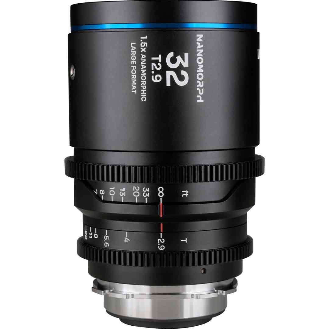 Laowa Nanomorph LF 32mm T2.9 1.5X (Bleu) - Objectif Anamorphique Laowa Nanomorph LF 32mm T2.9 1.5X (Bleu) - Objectif Anamorphique