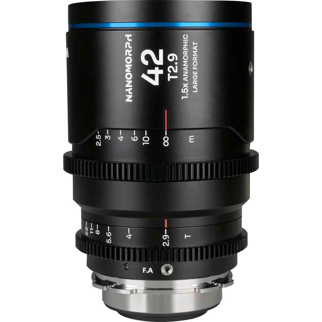 Laowa Nanomorph LF 42mm T2.9 1.5X (Bleu) - Objectif Anamorphique Laowa Nanomorph LF 42mm T2.9 1.5X (Bleu) - Objectif Anamorphique