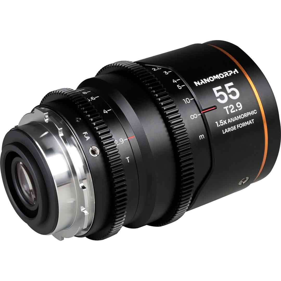 Laowa Nanomorph LF 55mm T2.9 1.5X (Ambre) - Objectif Anamorphique Laowa Nanomorph LF 55mm T2.9 1.5X (Ambre) - Objectif Anamorphique