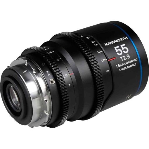 Laowa Nanomorph LF 55mm T2.9 1.5X (Bleu) - Objectif Anamorphique