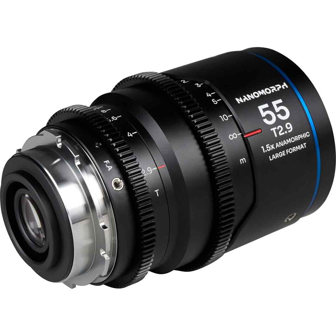 Laowa Nanomorph LF 55mm T2.9 1.5X (Bleu) - Objectif Anamorphique Laowa Nanomorph LF 55mm T2.9 1.5X (Bleu) - Objectif Anamorphique